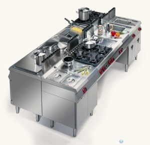 Components for industrial food processing equipment